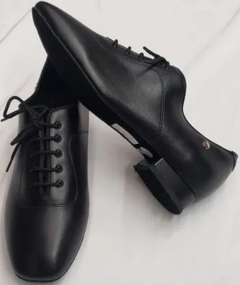 Harsha -- Men's Standard Ballroom Oxford -- Black
