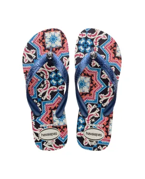 HAVAIANAS GRACIA - WHITE.NAVY BLUE
