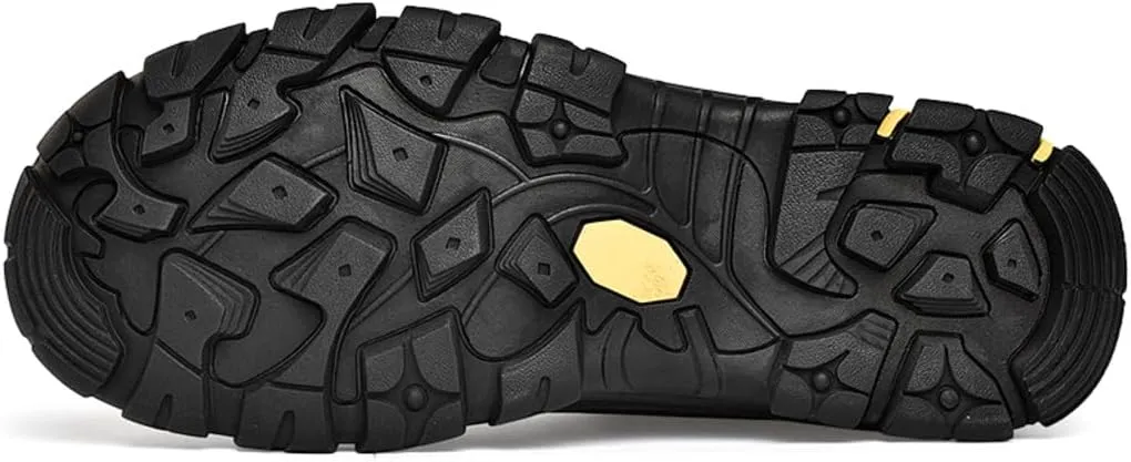 Hiking Shoes for Men Waterproof Non-Slip Durable Outdoor Travel High top Shoes Comfort Black/Brown