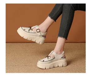 Holle Geweven Leren Sport sandals