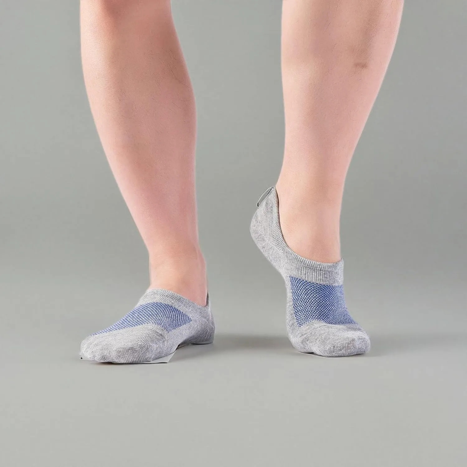 IDEGG No Show Socks Men Low Cut Ankle Short Socks for Men Casual Athletic Socks with Non Slip Grip