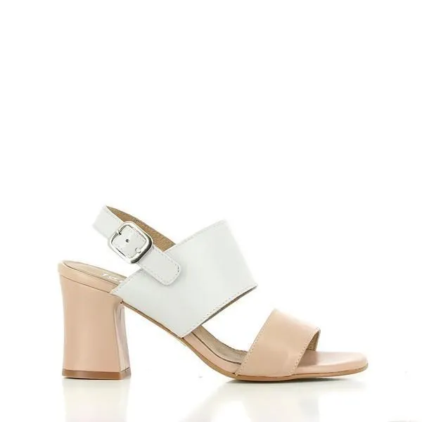 Igualados 6685 Nude & White Slingback Sandals