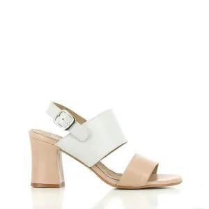 Igualados 6685 Nude & White Slingback Sandals
