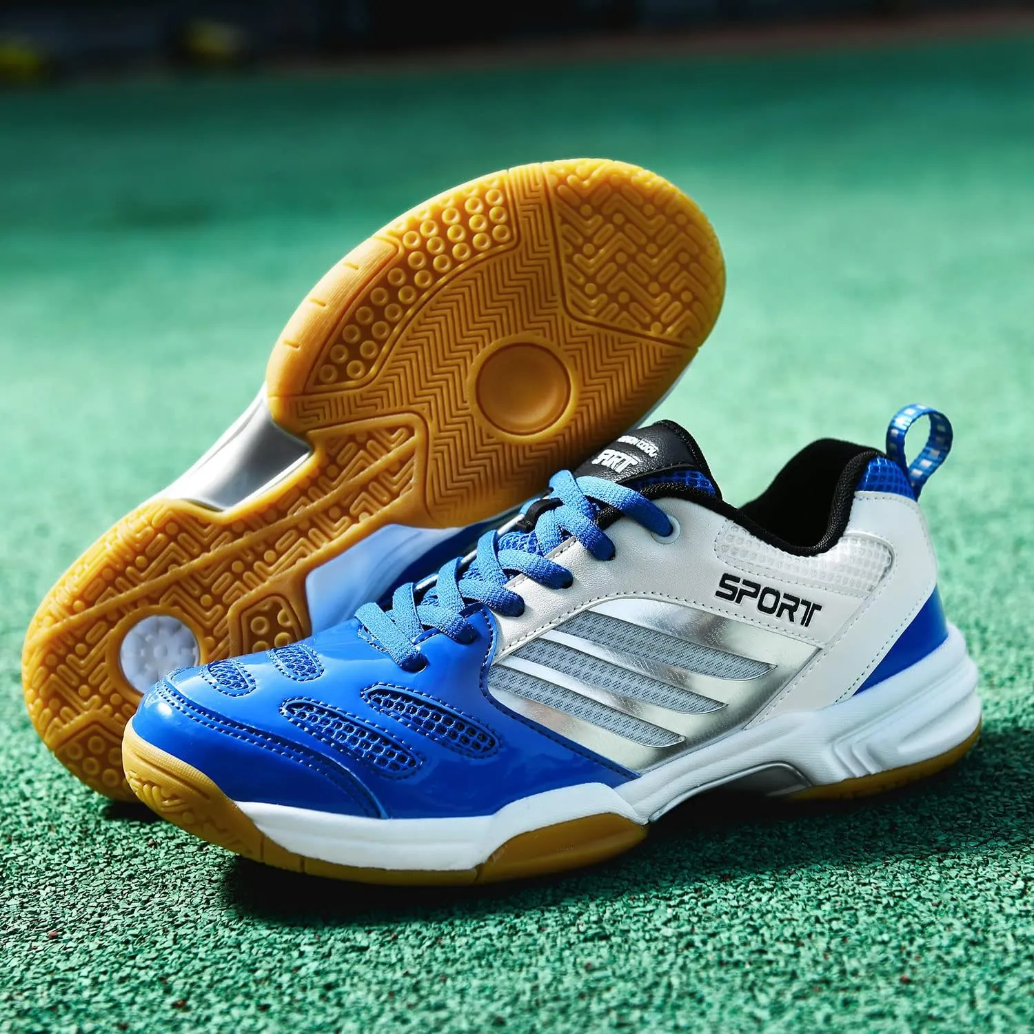Indoor Court Shoes for Tennis, Badminton, Table Tennis, Volleyball, Pickleball for Men and Women,Boys and Girls