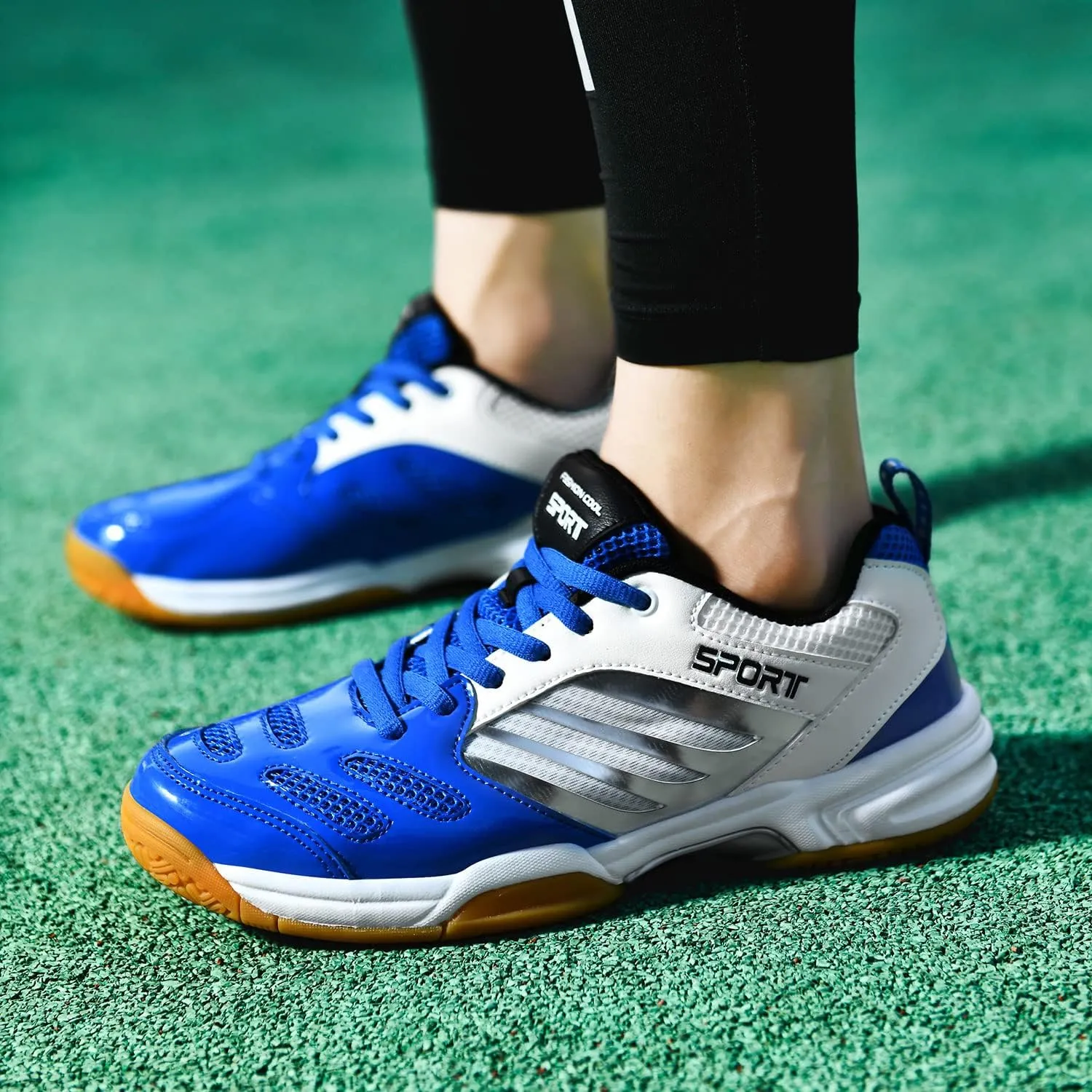 Indoor Court Shoes for Tennis, Badminton, Table Tennis, Volleyball, Pickleball for Men and Women,Boys and Girls