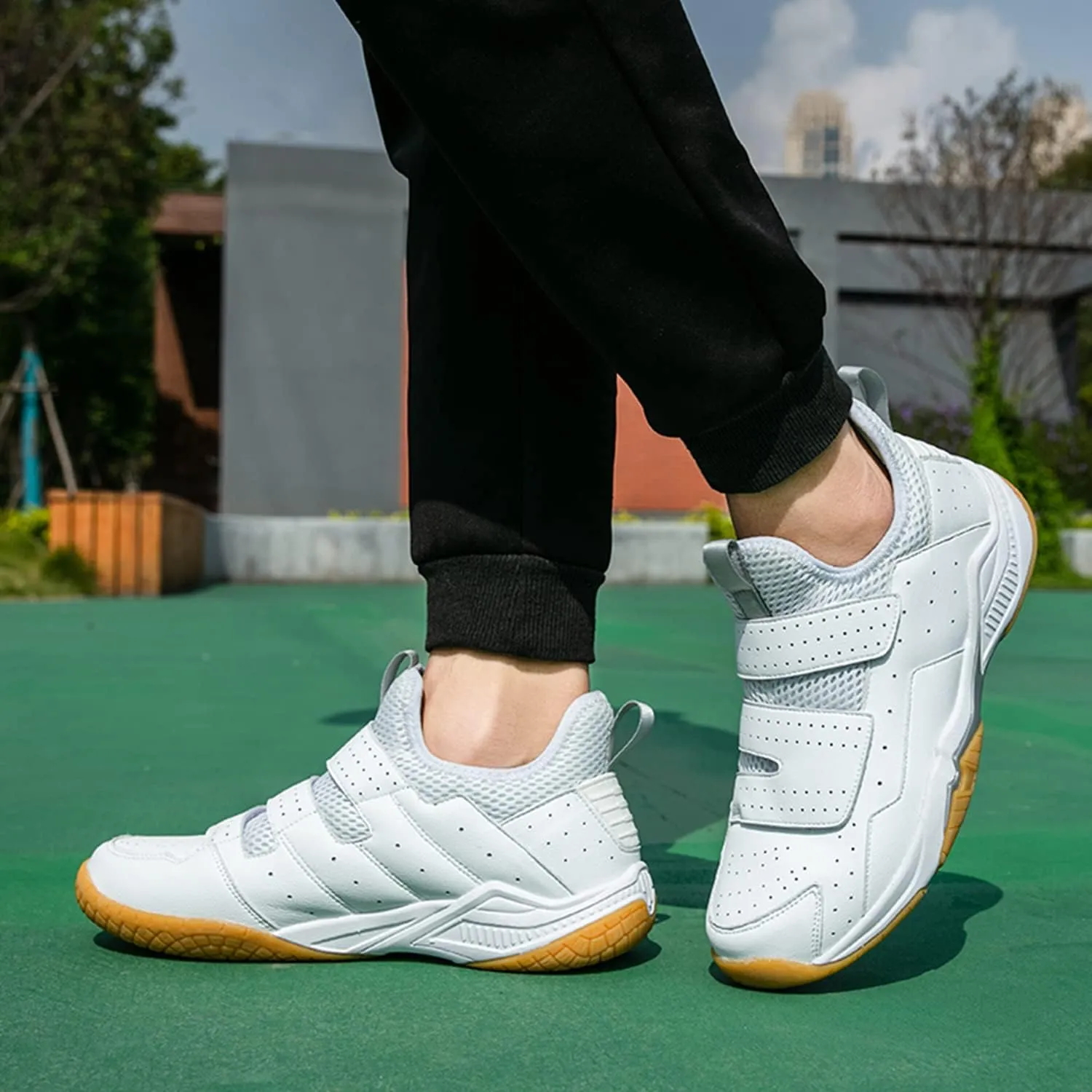 Indoor Court Shoes for Tennis, Badminton, Table Tennis, Volleyball, Pickleball for Men and Women,Boys and Girls