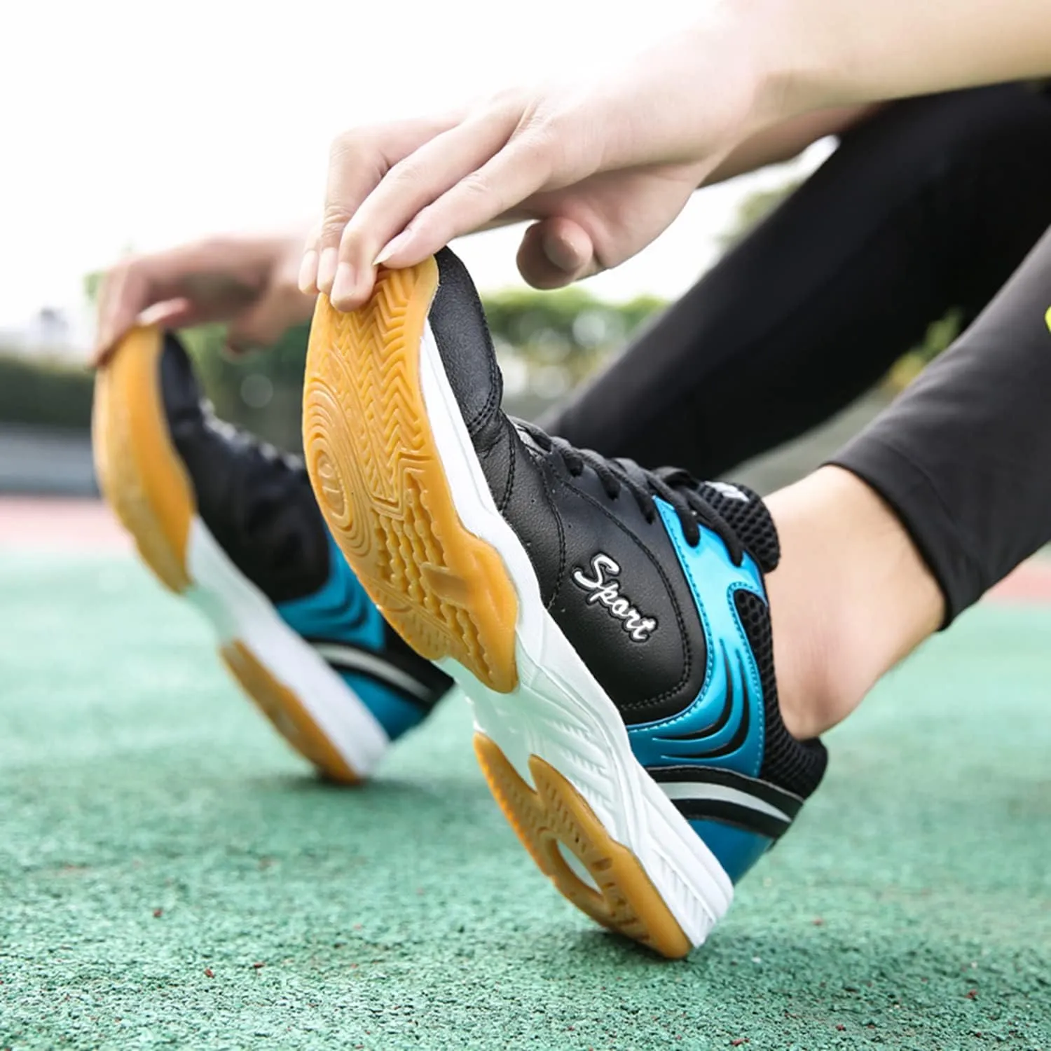 Indoor Court Shoes for Tennis, Badminton, Table Tennis, Volleyball, Pickleball for Men and Women,Boys and Girls