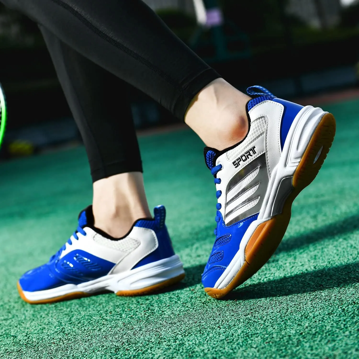 Indoor Court Shoes for Tennis, Badminton, Table Tennis, Volleyball, Pickleball for Men and Women,Boys and Girls