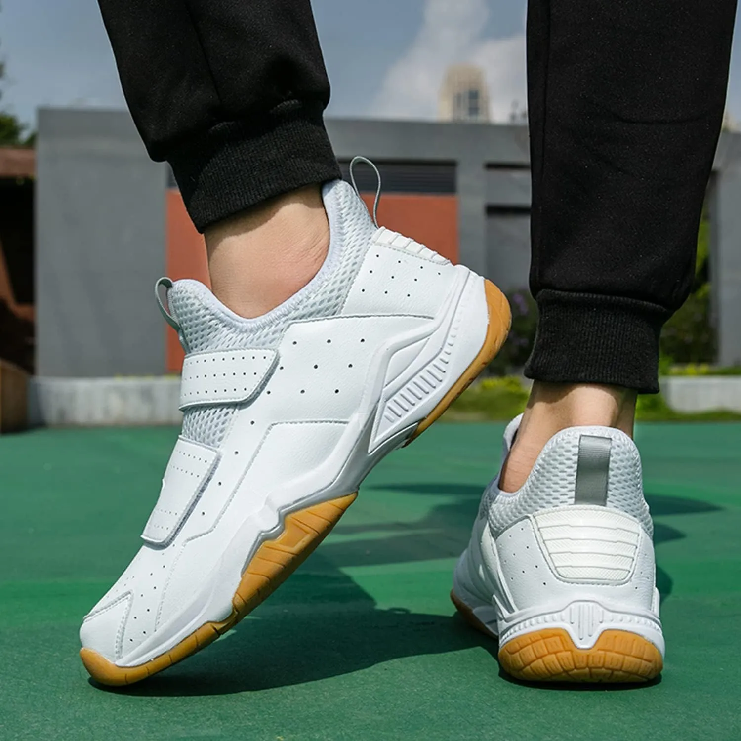 Indoor Court Shoes for Tennis, Badminton, Table Tennis, Volleyball, Pickleball for Men and Women,Boys and Girls
