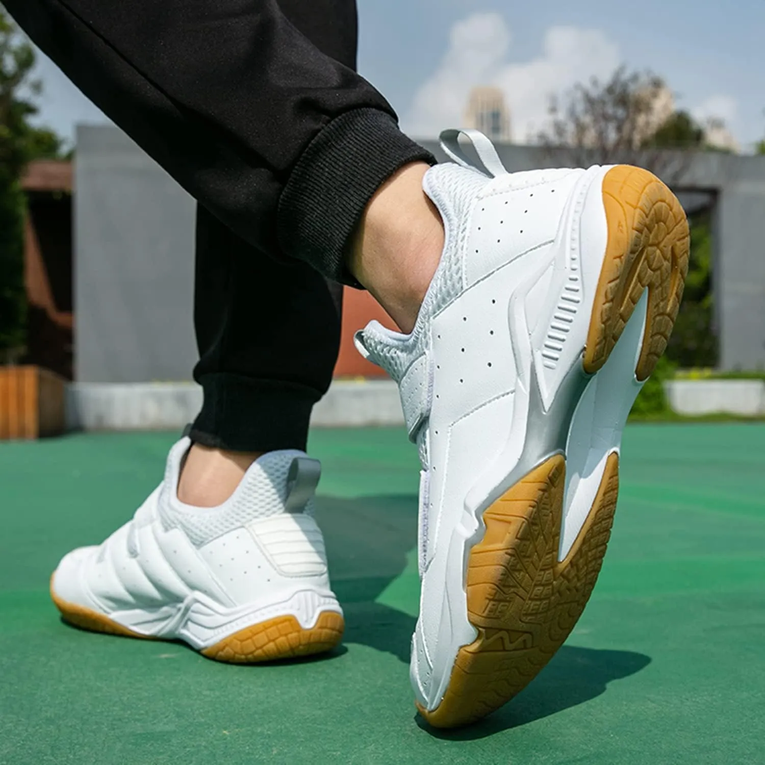 Indoor Court Shoes for Tennis, Badminton, Table Tennis, Volleyball, Pickleball for Men and Women,Boys and Girls