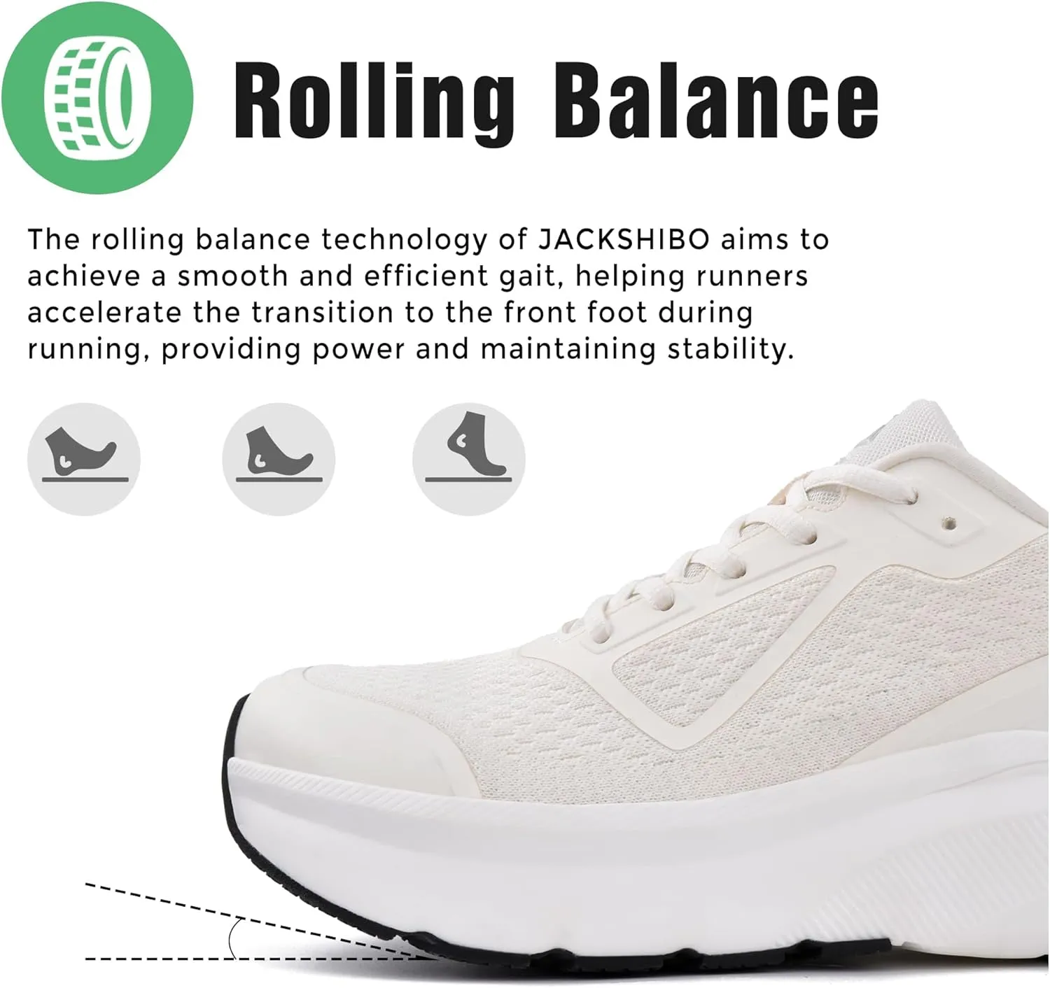 JACKSHIBO Wide Toe Box Shoes for Men Wide Running Shoes Walking Tennis Athletic Gym Workout Cross Training Wide Width Sneakers with Cushion Zero Drop Sole