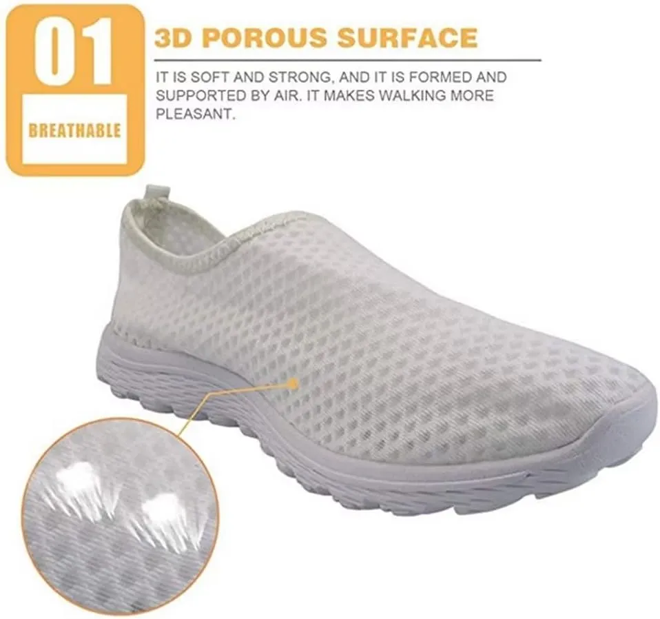 Jeiento Fall Running Shoes for Men Women Thanksgiving Mesh Workout Sneakers Lightweight&Breathable Gym Sports Shoes