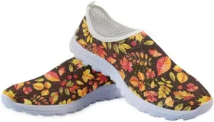 Jeiento Fall Running Shoes for Men Women Thanksgiving Mesh Workout Sneakers Lightweight&Breathable Gym Sports Shoes