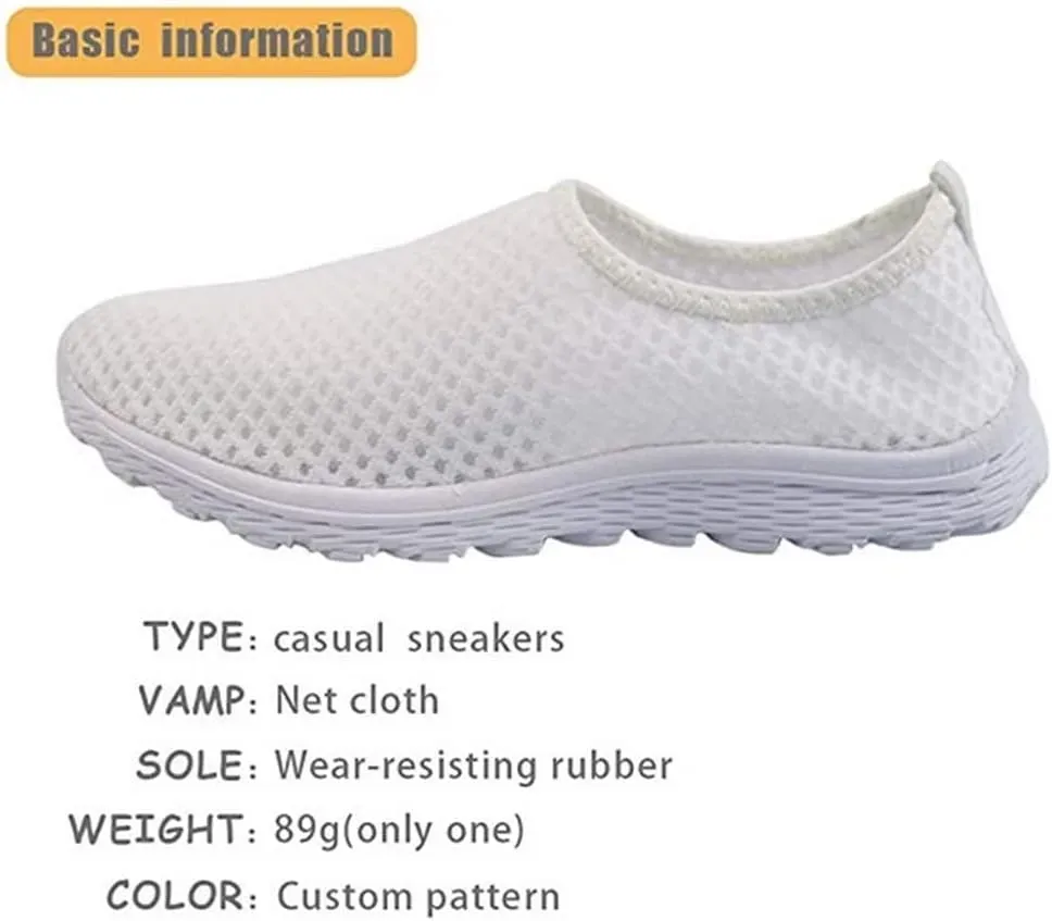 Jeiento Fall Running Shoes for Men Women Thanksgiving Mesh Workout Sneakers Lightweight&Breathable Gym Sports Shoes