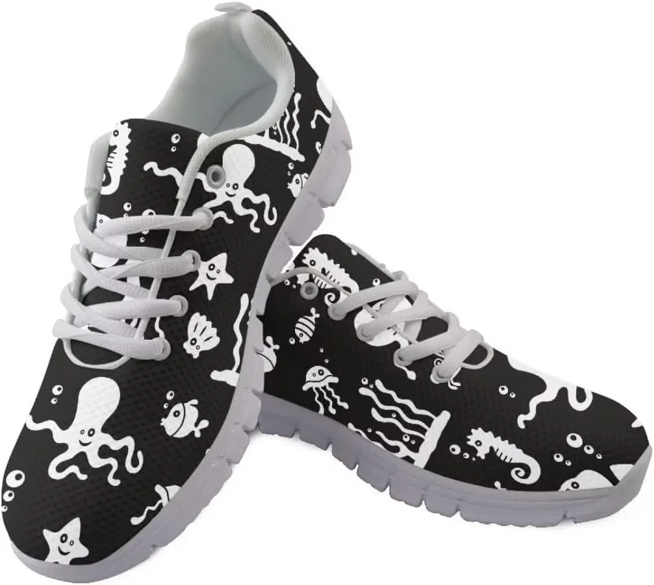 Jeiento Lightweight Tennis Shoes for Men Women Walking Sneakers Athletic Running Shoes Gym Sports Shoes Mesh Workout Casual Shoes