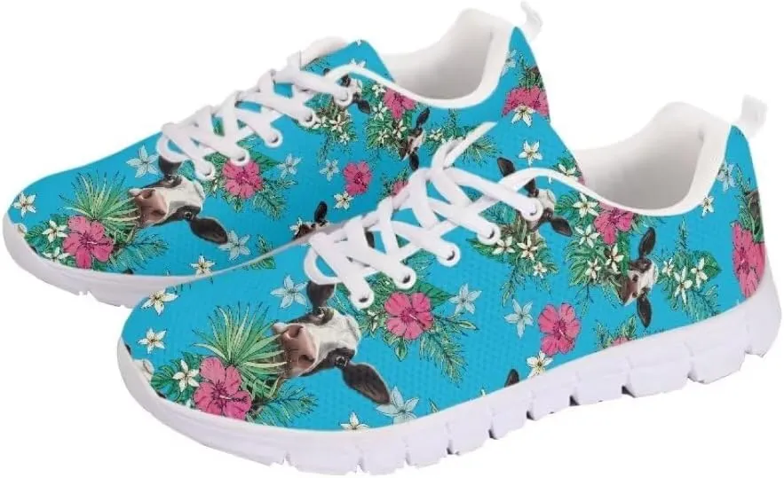 Jeiento Walking Sneakers for Women Men Lightweight Running Shoes Non Slip Gym Sports Shoes Breathable Mesh Tennis Shoes for Teenager