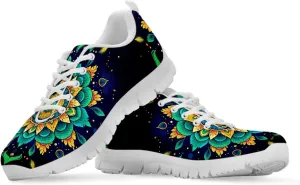 Jeiento Women Trainers Boho Mandala Walking Shoes Fashion Mesh Gym Sports Shoes Sneakers for Women