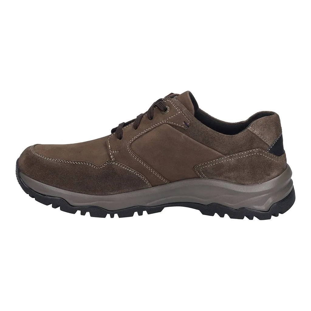 Josef Seibel Leroy 58 Mens Brandy Brown Leather Waterproof Arch Support Lace Up Shoes