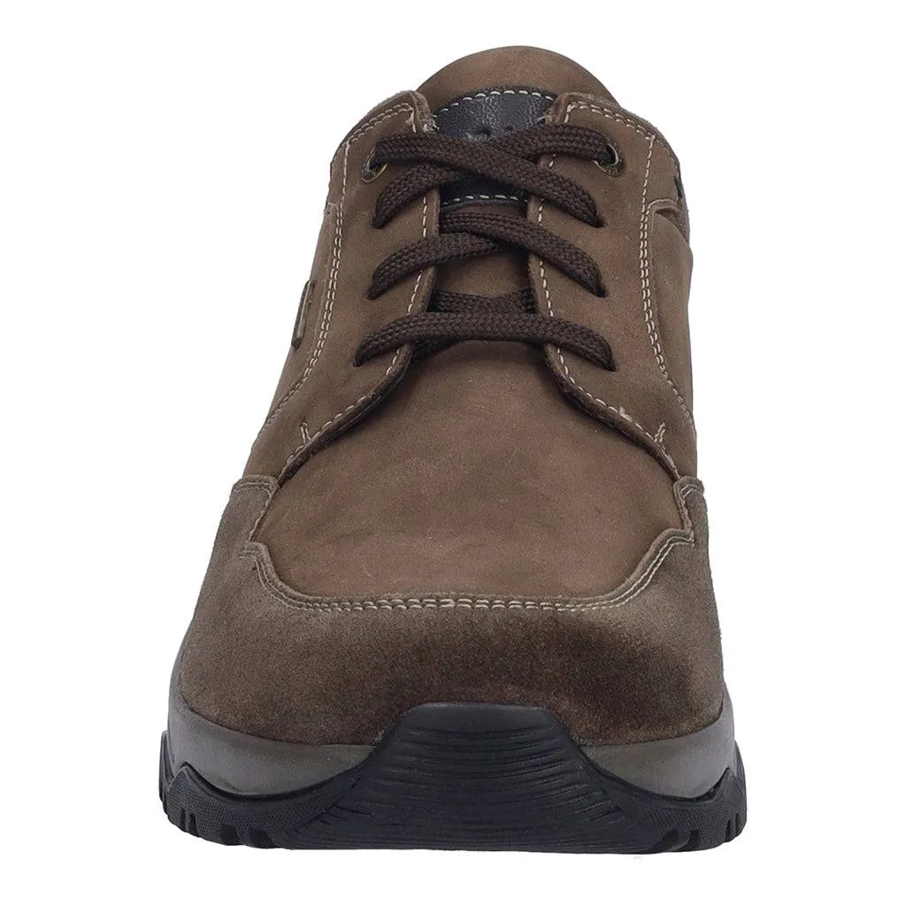 Josef Seibel Leroy 58 Mens Brandy Brown Leather Waterproof Arch Support Lace Up Shoes