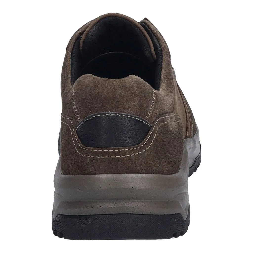 Josef Seibel Leroy 58 Mens Brandy Brown Leather Waterproof Arch Support Lace Up Shoes