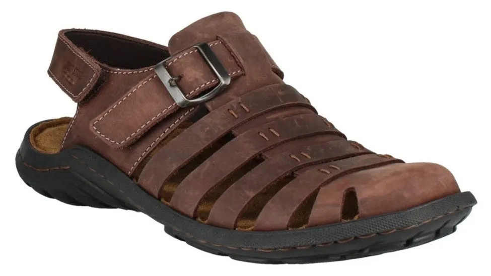 Josef Seibel Logan 70 Mens Leather Fisherman Sandal