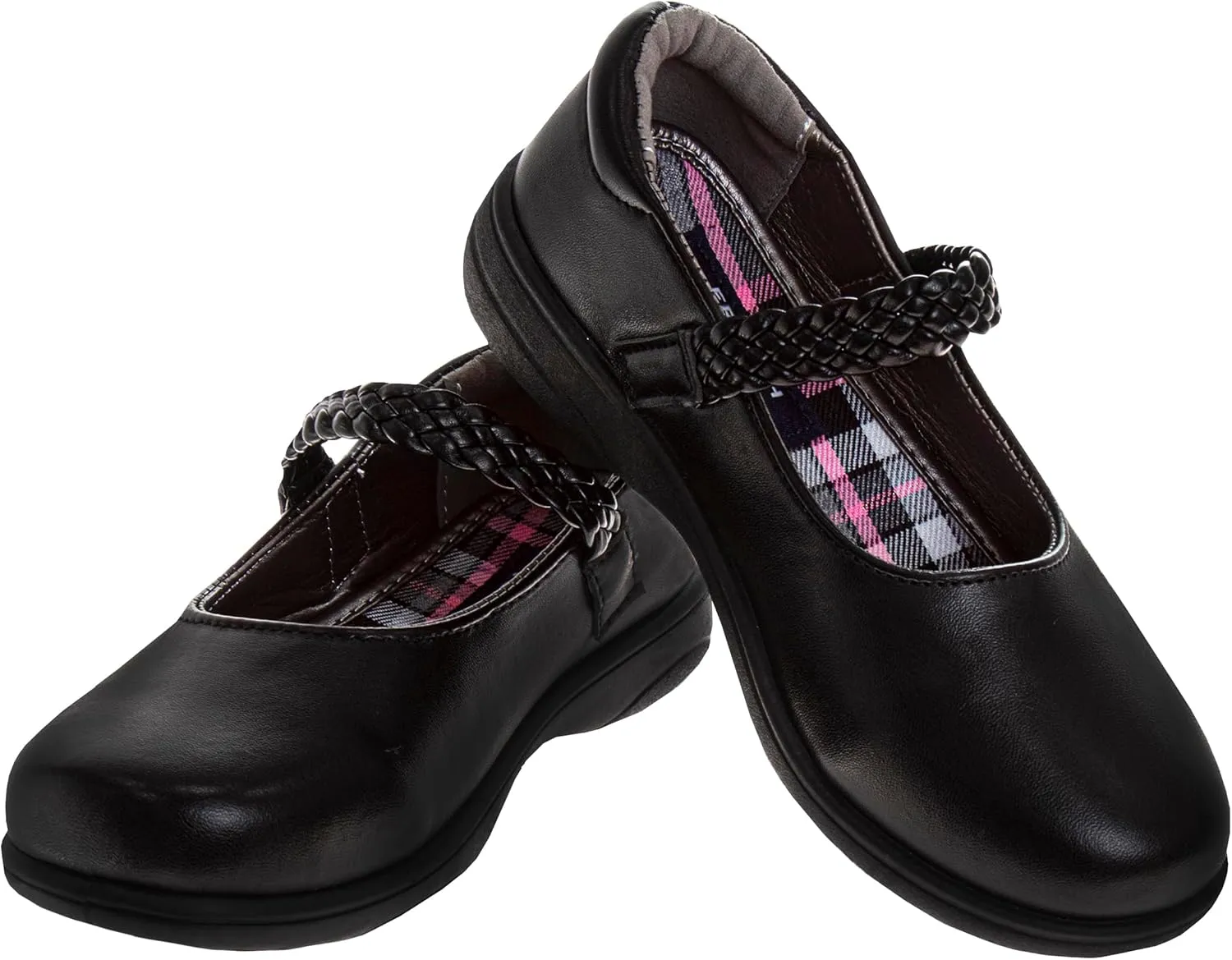 Josmo Girls Mary Jane Shoes School - Kids Uniform Flats Ballet Strap Dress Formal Slip-On - Size Toddler/Little Kid/Big Kid