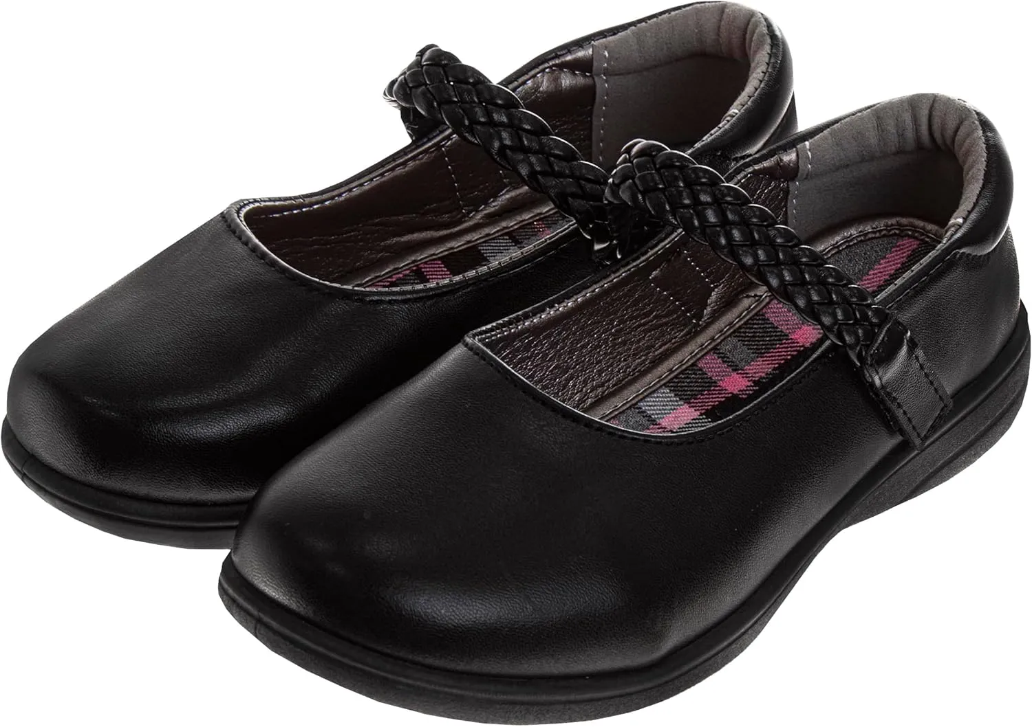 Josmo Girls Mary Jane Shoes School - Kids Uniform Flats Ballet Strap Dress Formal Slip-On - Size Toddler/Little Kid/Big Kid