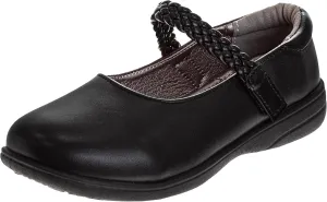 Josmo Girls Mary Jane Shoes School - Kids Uniform Flats Ballet Strap Dress Formal Slip-On - Size Toddler/Little Kid/Big Kid