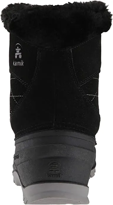 Kamik Snovalley5 Lightweight Waterproof Lace Up Insulated Snow Winter Boot Black