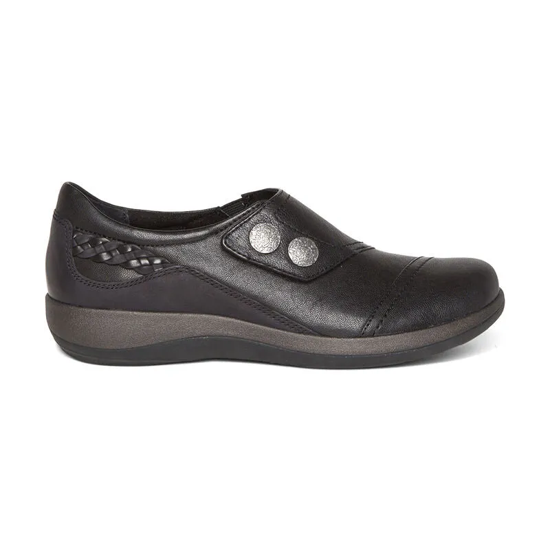 Karina Monk Loafer Wide Width in Black