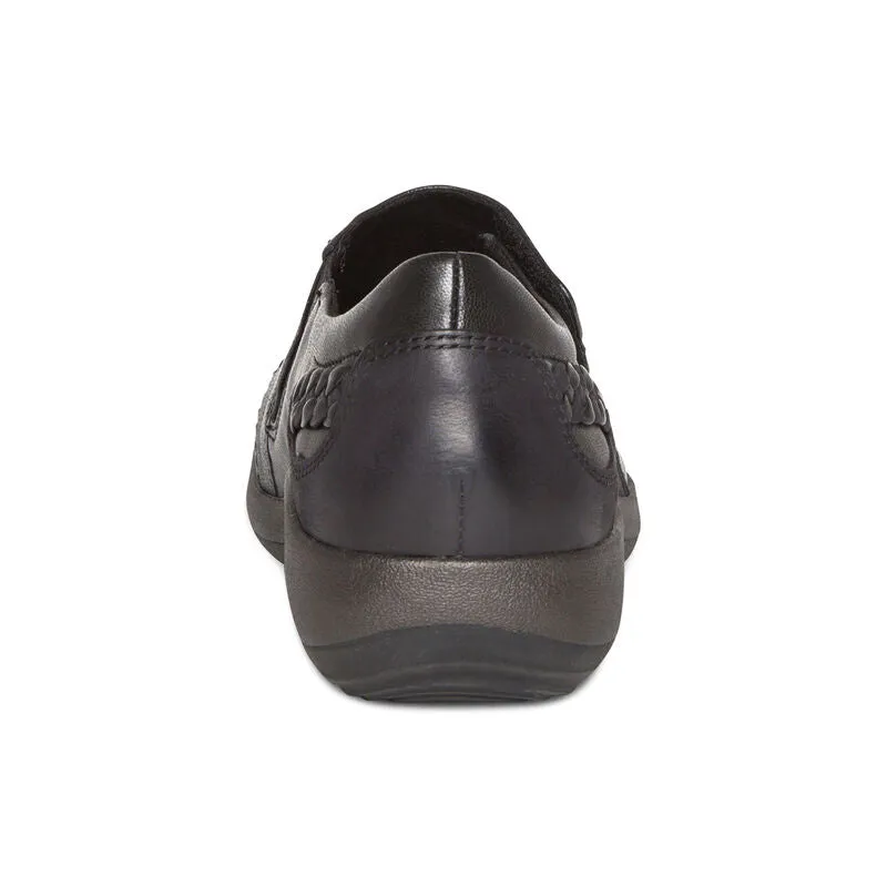 Karina Monk Loafer Wide Width in Black