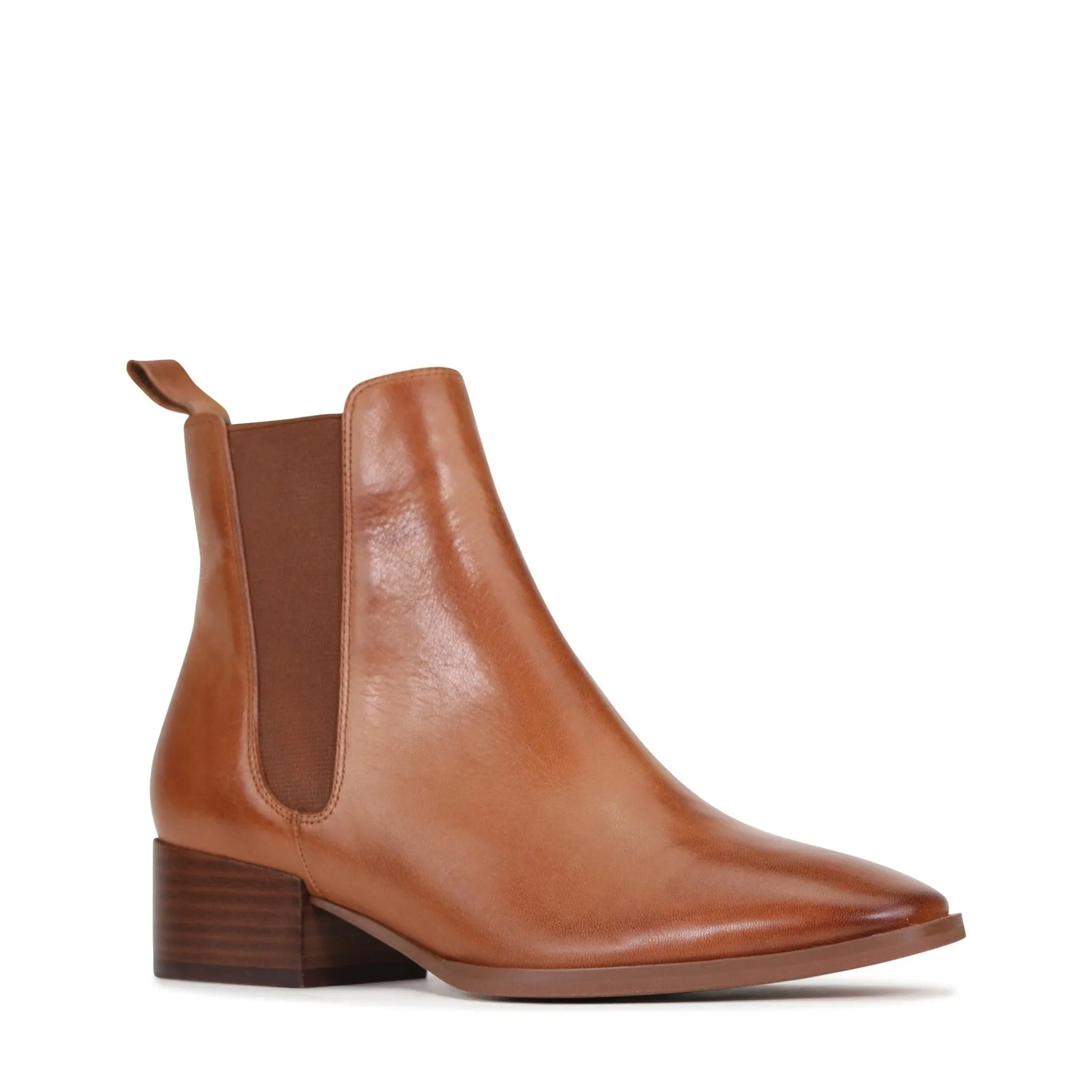 KENYA LEATHER ANKLE BOOTS
