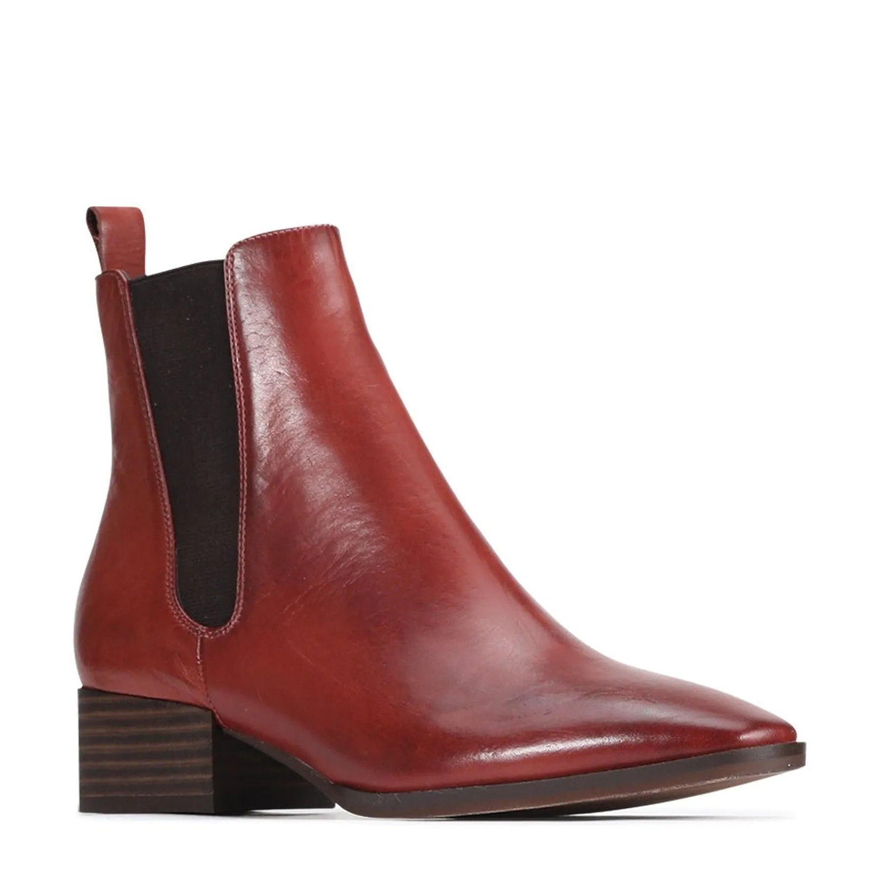 KENYA LEATHER ANKLE BOOTS