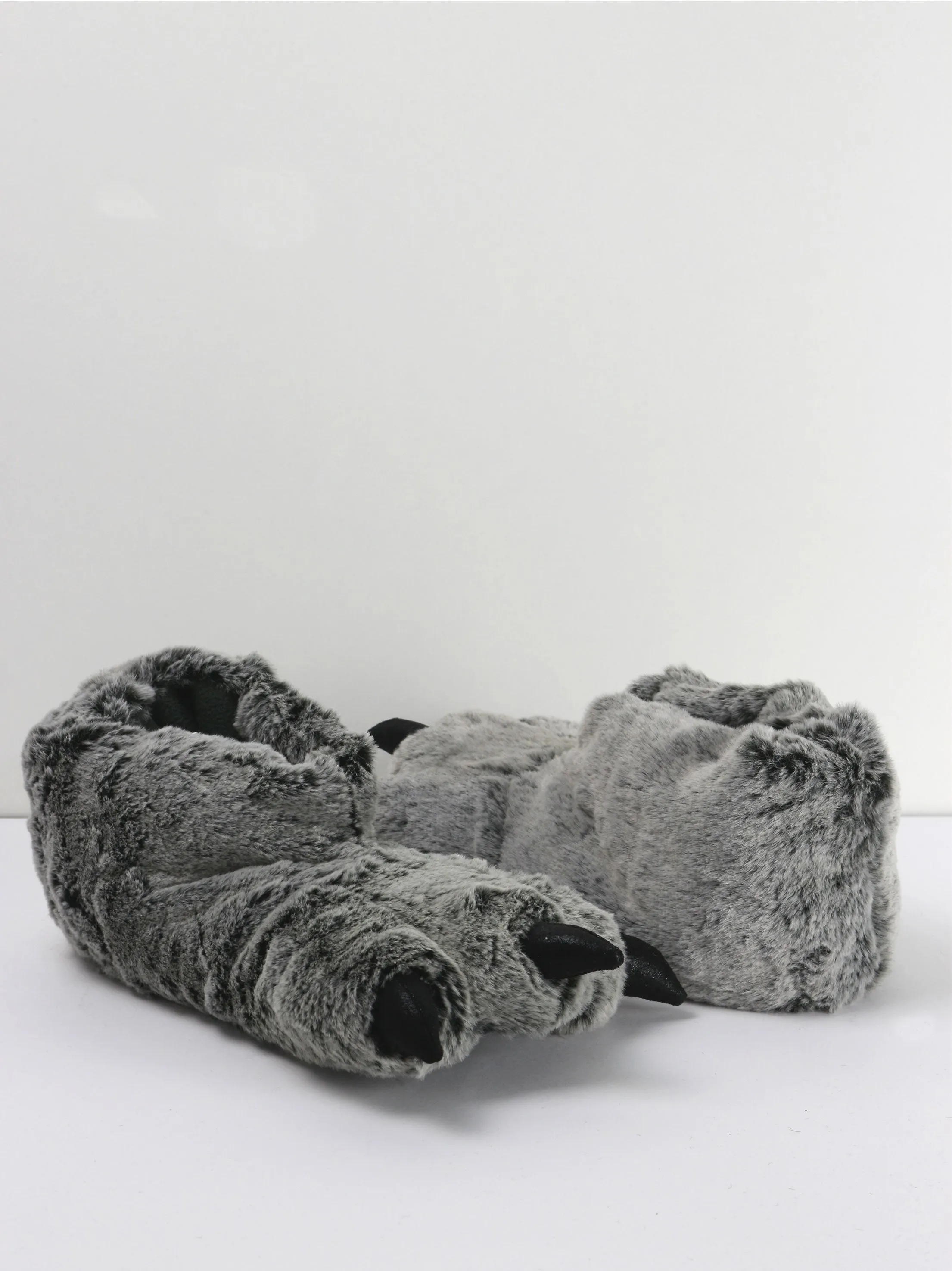Kids Boy Ferdinand Dinosaur Claw Slippers,Grey
