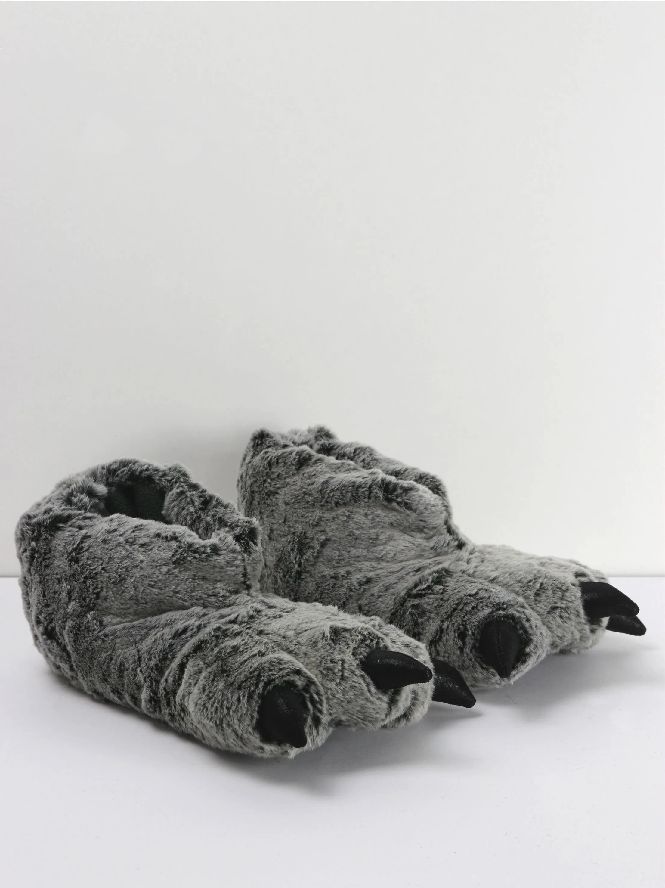 Kids Boy Ferdinand Dinosaur Claw Slippers,Grey