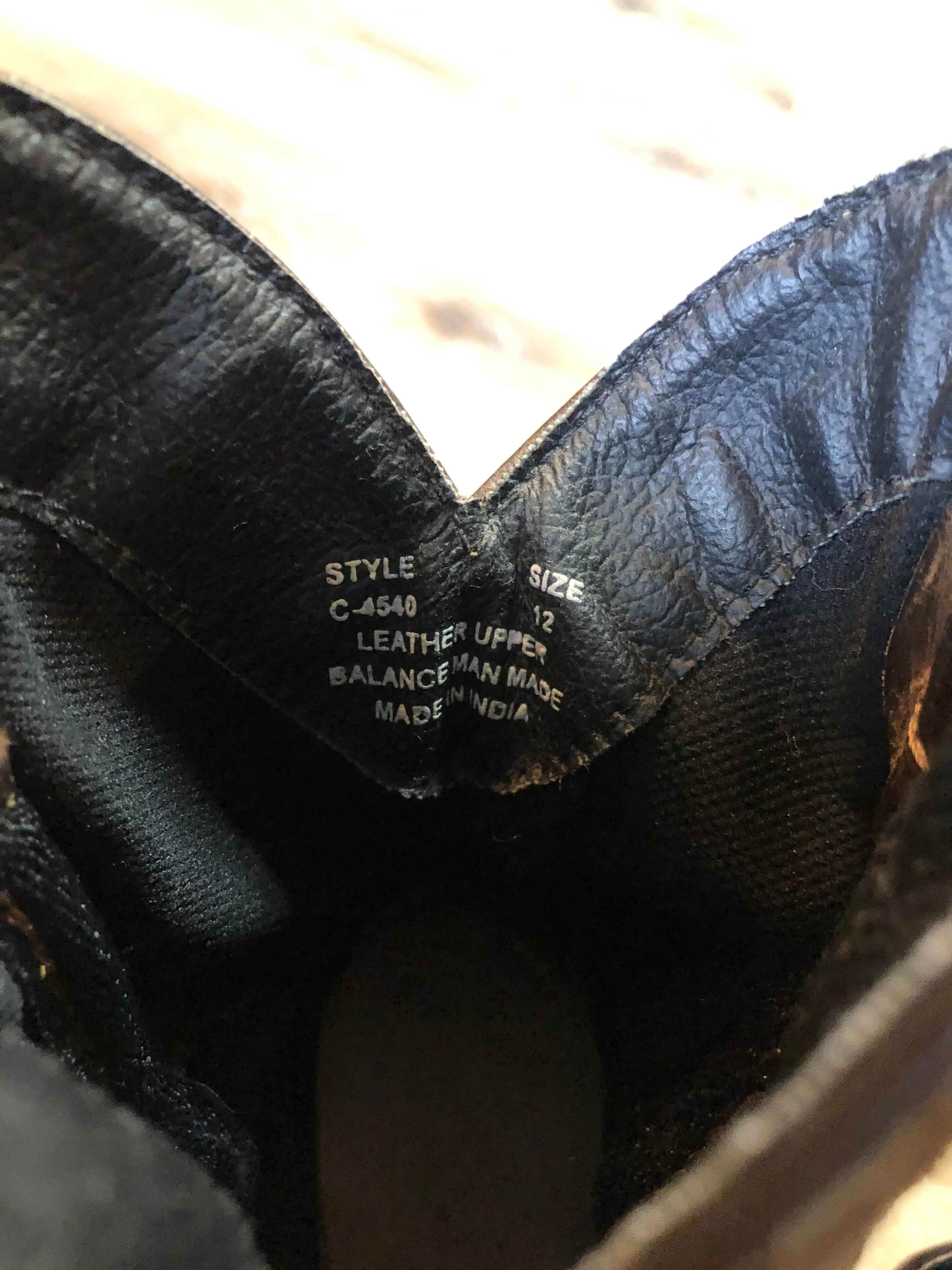 Kids Brown Leather and Suede Western Cowboy Boot SOLD