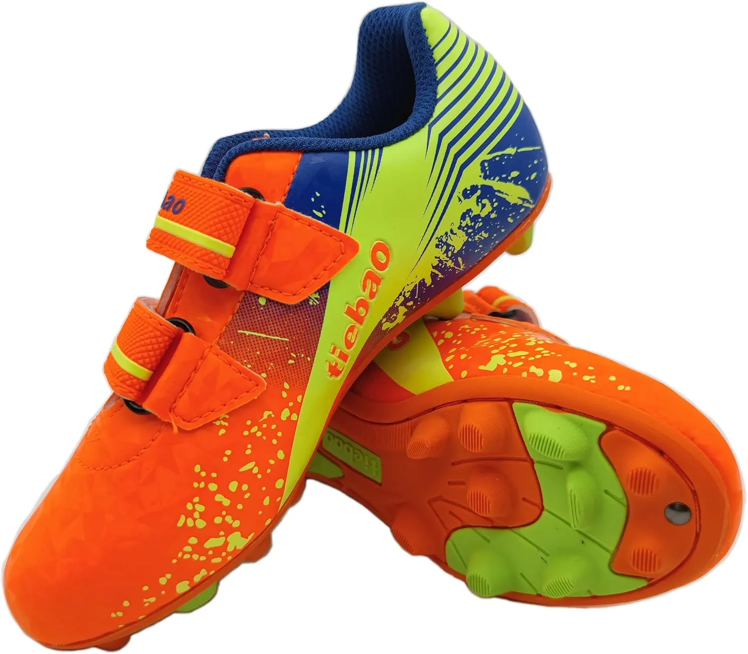 Kid's Cleat Soccer Turf Football Boots Athletic Outdoor & Indoor Sports Shoes for Boys Girls
