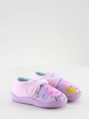 Kids Girl Graphic Printed Slippers,Light Purple
