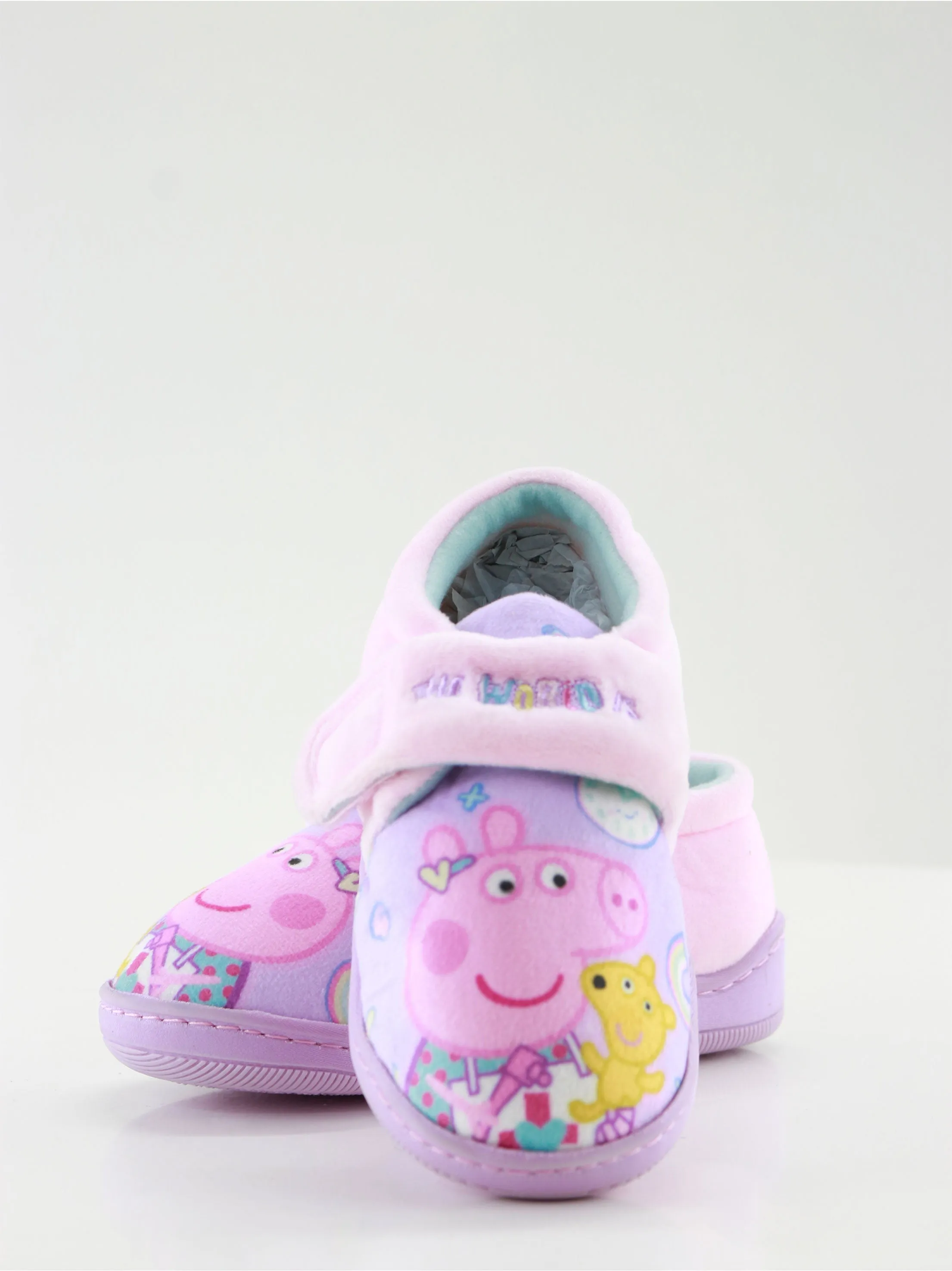 Kids Girl Graphic Printed Slippers,Light Purple
