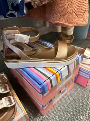 Kids Rose Gold Sandals