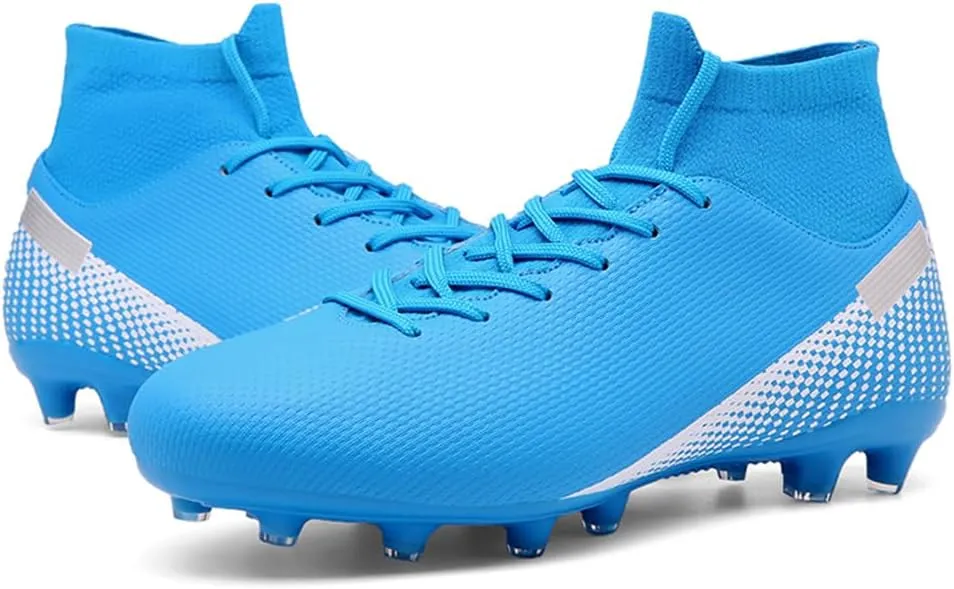 Kids Soccer Cleats Boys Girls Football Shoes Athletic Anti-Slip Outdoor/Indoor Sports Shoes