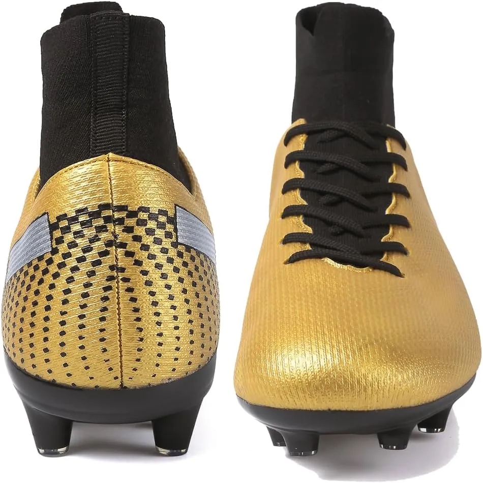 Kids Soccer Cleats Boys Girls Football Shoes Athletic Anti-Slip Outdoor/Indoor Sports Shoes