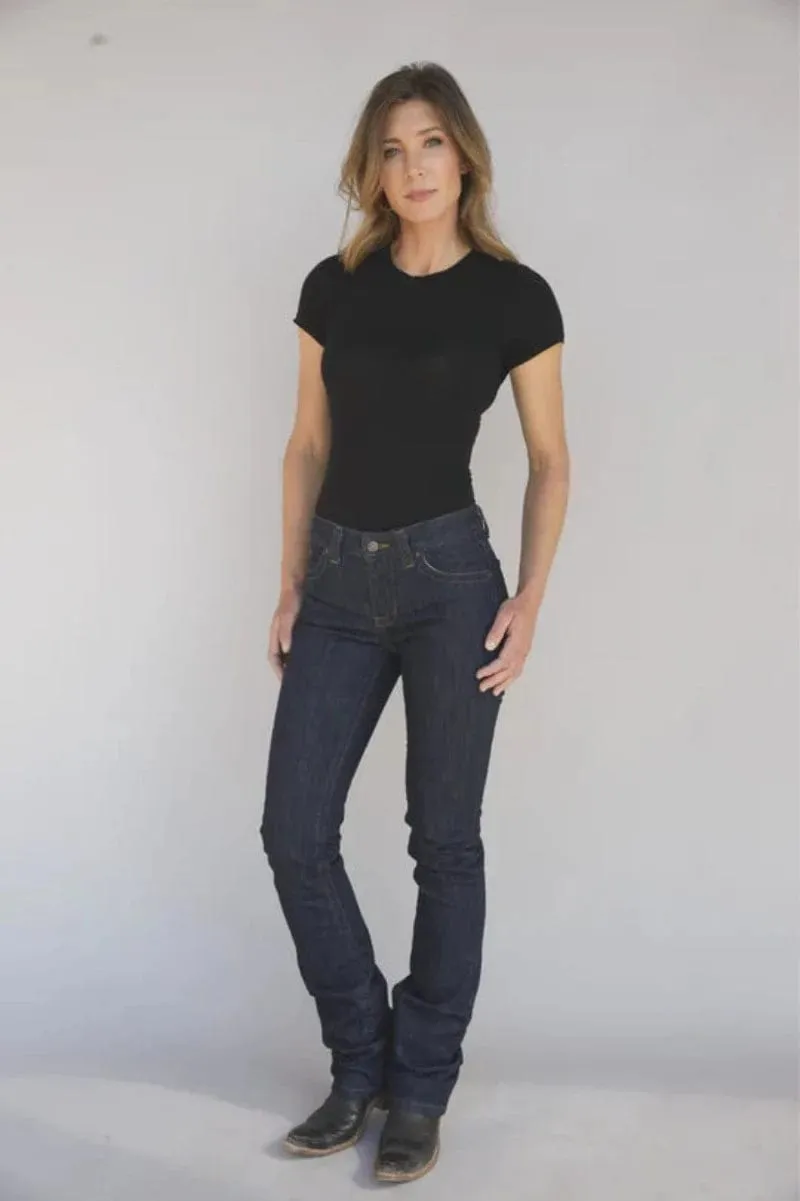 Kimes Ranch Jeans Womens Betty Mid-Rise Blue (KIMESBETTYBLUE)