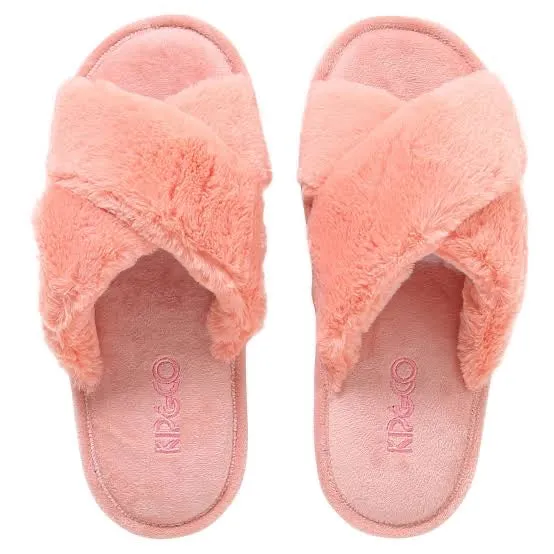 Kip & Co Blush Pink Kids Slippers - Blush