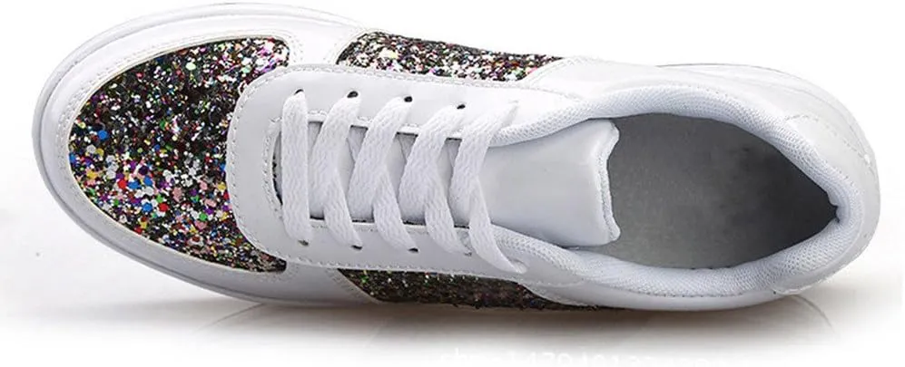 Ladies Girls Shoes Sport Sequins Wedges Shake Fashion Women's Lace up Water Shoes for Women