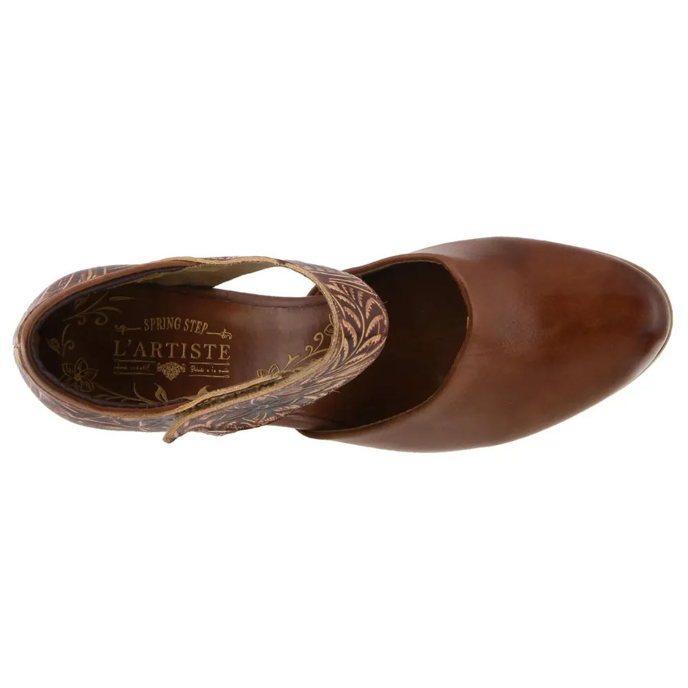 L'Artiste By Spring Step Toolie Brown Leather (Women's)