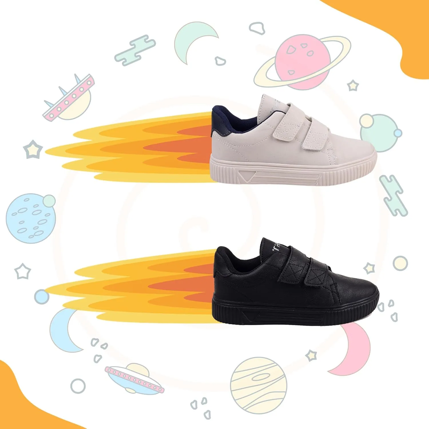 Light - Kids Shoes Kit with Watch & Sunglasses - Shoes for Boys, Quality Kid Sneakers, Easy to Put On