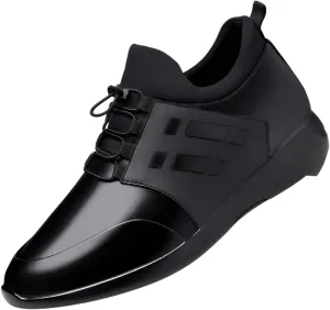 lilaBelle]Hidden Height Increase Men's Invisible Elevator Casual Sneakers, Breathable Comfortable Daily Shoes with Anti-Slip Sole for Work, Dating & Travel | Stylish Versatile Mens Footwear