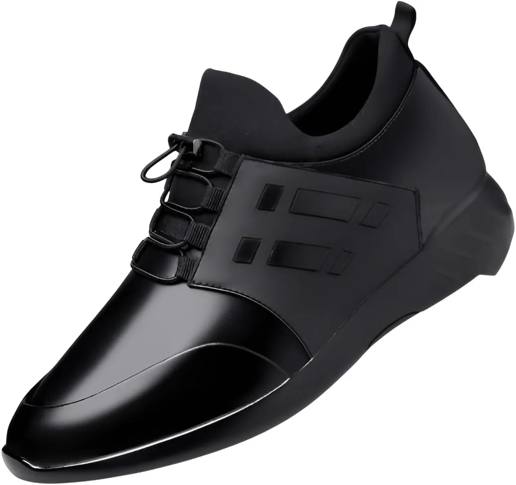 lilaBelle]Hidden Height Increase Men's Invisible Elevator Casual Sneakers, Breathable Comfortable Daily Shoes with Anti-Slip Sole for Work, Dating & Travel | Stylish Versatile Mens Footwear