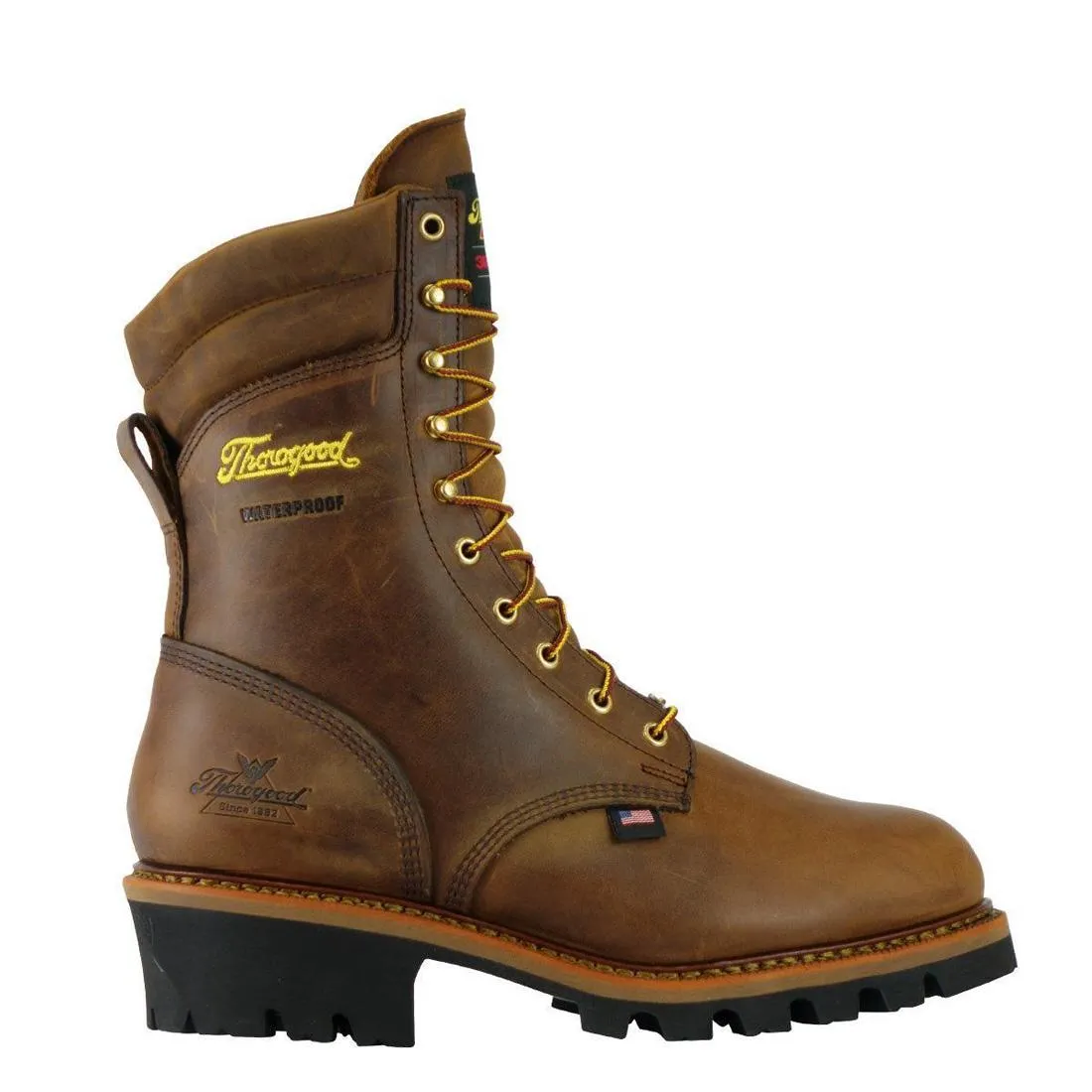Logger Series 9" Insulated Waterproof Boot Crazy Horse